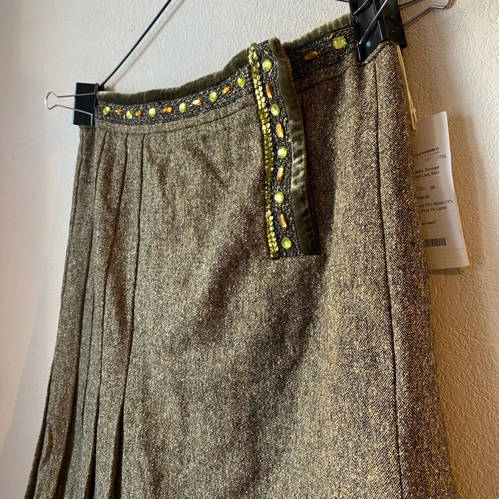 NWT Worth Embellished Skirt